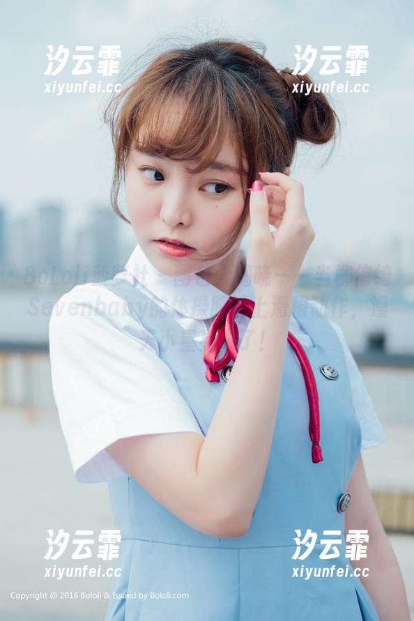 BoLoli菠萝社 - 图包大揭晓——当柳侑绮Sevenbaby的体操服遇上滑稽动作，漫天小星星来了！