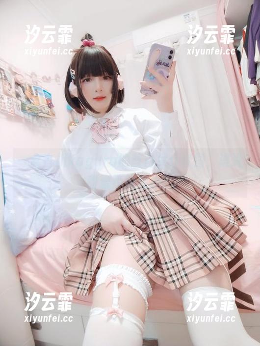 古川kagura 一盒古川kagura的蓝白女仆套图,谁说甜蜜不能走心?