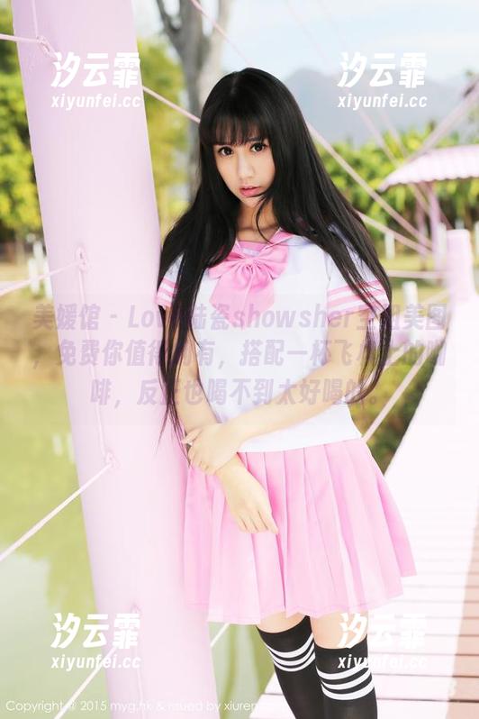 美媛馆 - Love陆瓷showsher空姐美图，免费你值得拥有，搭配一杯飞机上的咖啡，反正也喝不到太好喝的。